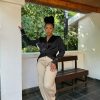 Black Satin Blouse