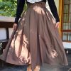 Brown Maxi Skirt
